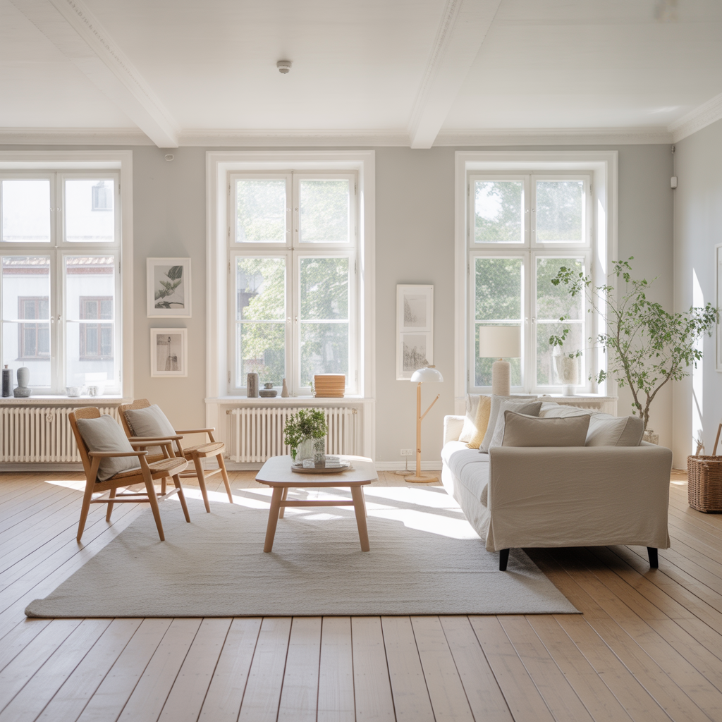 8.Vilka farger gor ett rum storre och ljusare