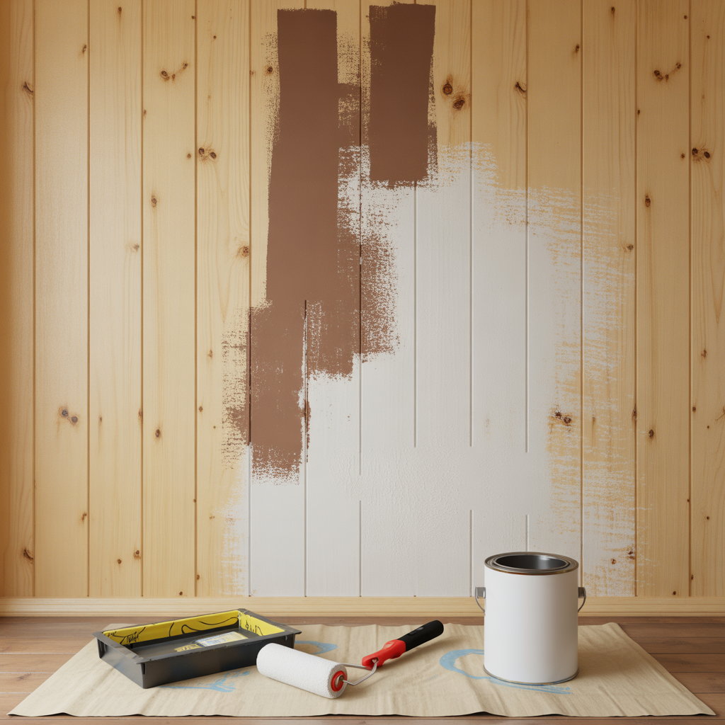 kvistar i trapanel sparrgrund malning och felsokning