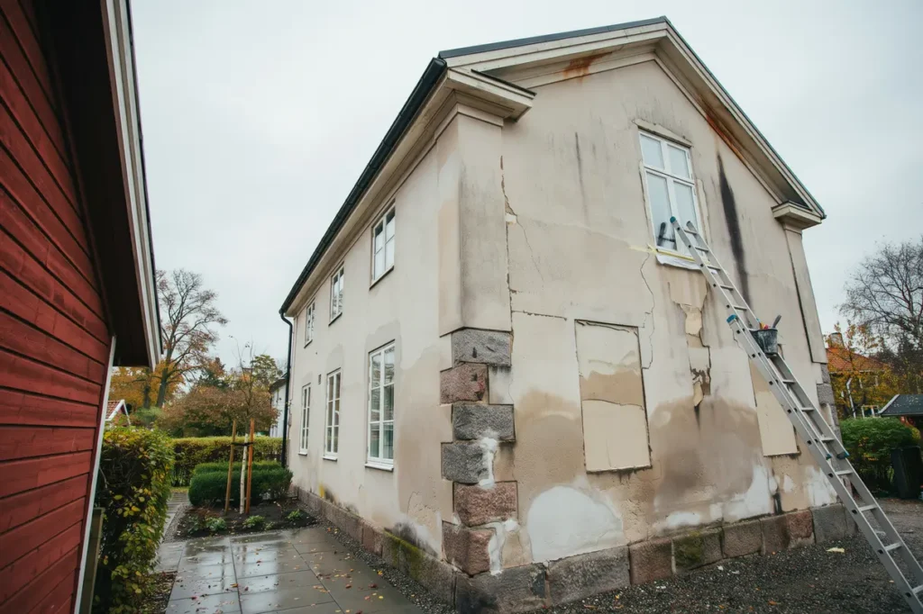 renovera vattenskadad putsfasad eller stenfasad tecken tg rder och s undviker du dyra f ljdskador