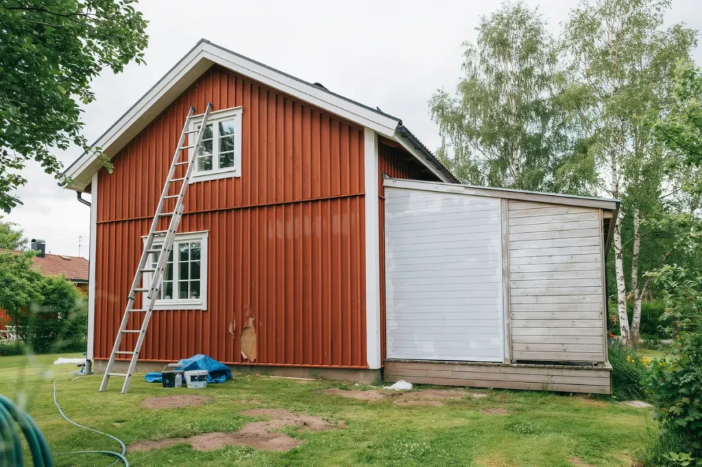juli r b sta tiden f r utomhusm lning s f r du tr fasad och altan att h lla l ngre