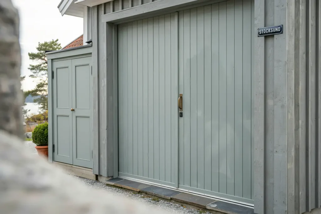 m lning av garageport och f rr dsd rrar i stocksund